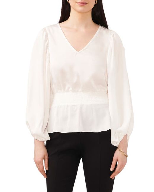 Chaus Tie Waist Long Sleeve Blouse in at