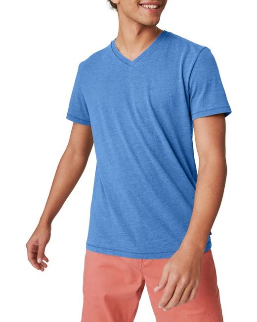 Lucky Brand Venice V-Neck Burnout T-Shirt in at