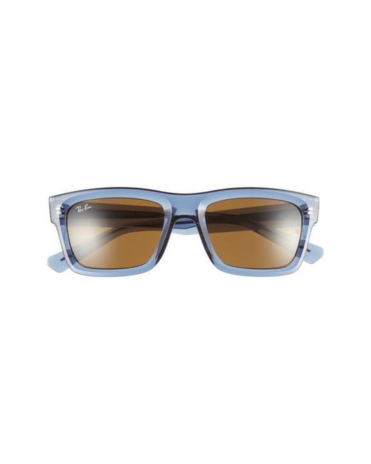 Ray-Ban Warren 54mm Rectangular Sunglasses in Brown at