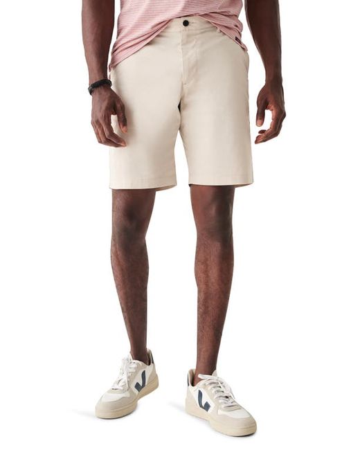Faherty Movement Organic Cotton Blend Chino Shorts in at