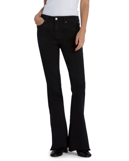 Hint Of Blu Fun Mid Rise Slim Flare Jeans in at