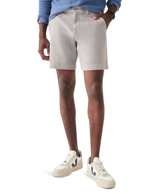 Faherty Flat Front Stretch Chino Shorts in at