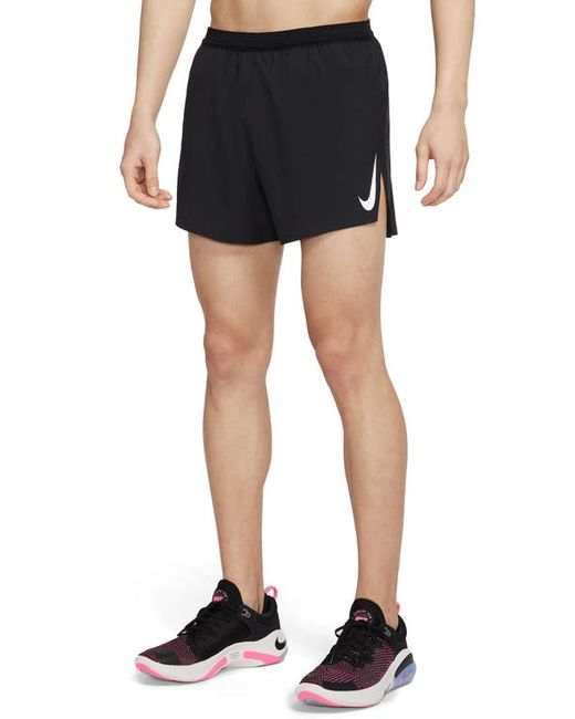 Nike AeroSwift 4 Running Shorts in Black at