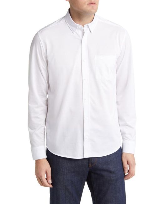 Johnston & Murphy XC Flex Cotton Button-Up Shirt in at