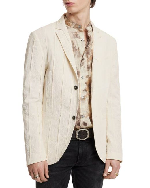 John Varvatos Pintuck Slim Fit Organic Cotton Jacket in at