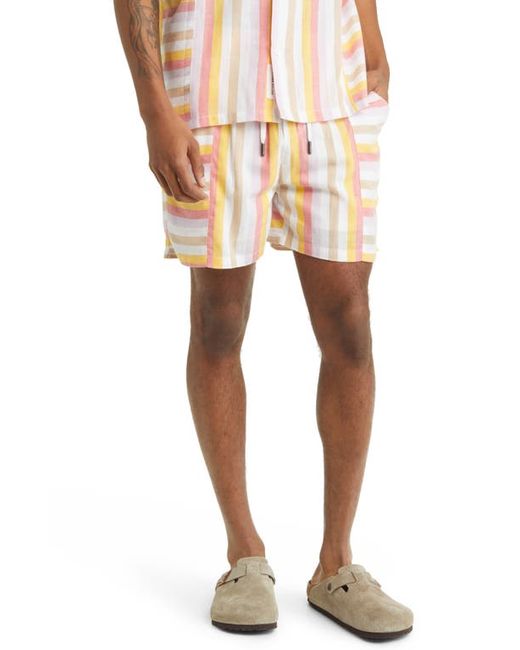 Native Youth Mixed Stripe Shorts in at