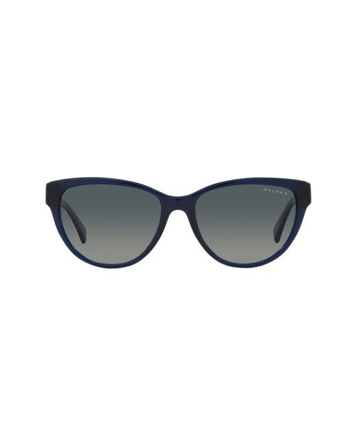 Ralph 56mm Gradient Oval Sunglasses in at