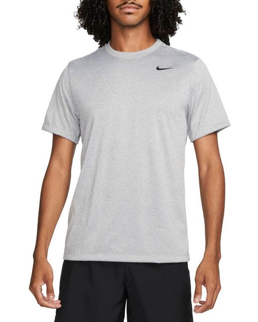 Nike Dri-FIT Legend T-Shirt in Tumbled Grey at