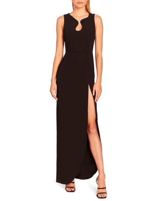 Amanda Uprichard Puzzle Side Slit Gown in at