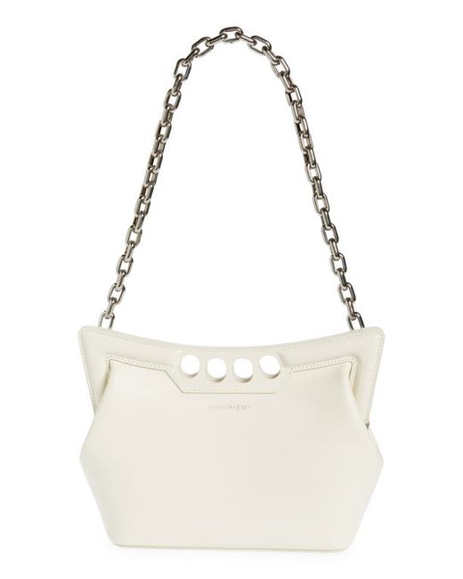 Alexander McQueen The Small Peak Leather Shoulder Bag in at