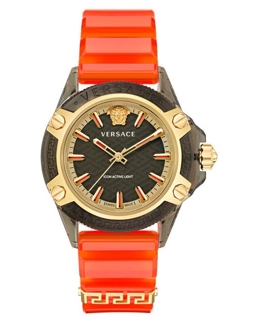 Versace Icon Active Silicone Strap Watch 42mm in at