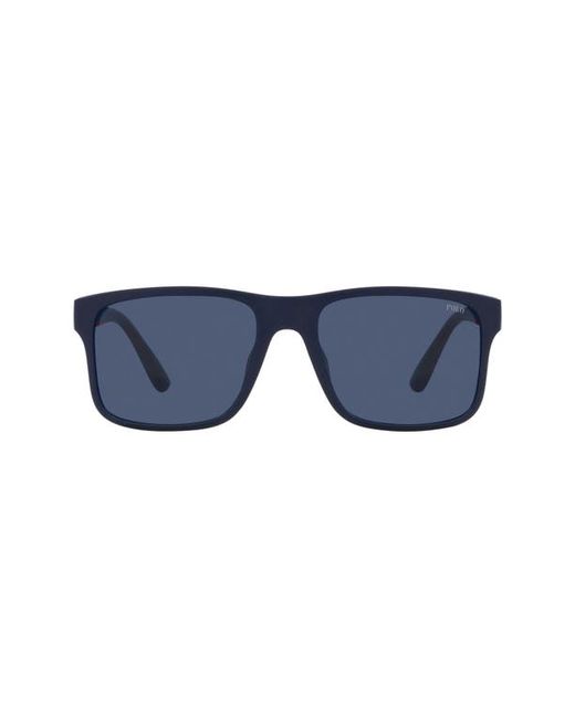 Polo Ralph Lauren 57mm Rectangular Sunglasses in at