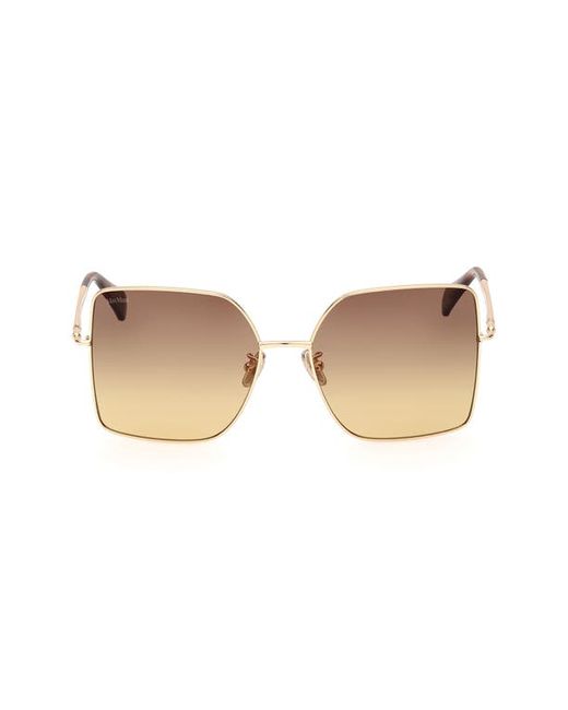Max Mara 59mm Gradient Butterfly Sunglasses in at