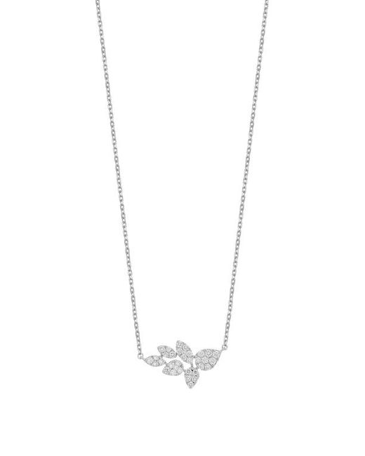 Bony Levy Getty Diamond Leaf Pendant Necklace in at