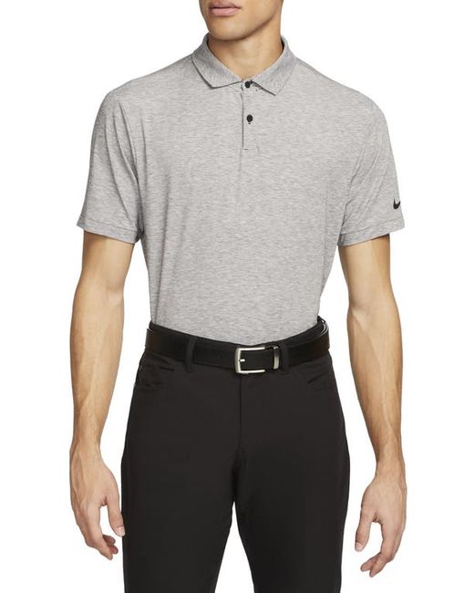 Nike Dri-FIT Tour Golf Polo in Grey/Black/Black at