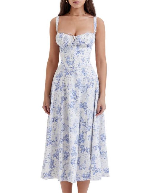 House Of Cb Carmen Floral Bustier Sundress in at