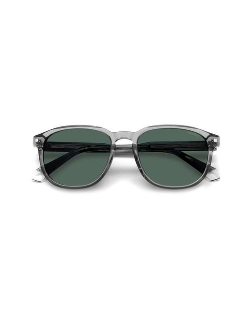 Polaroid 55mm Polarized Rectangular Sunglasses in Grey at