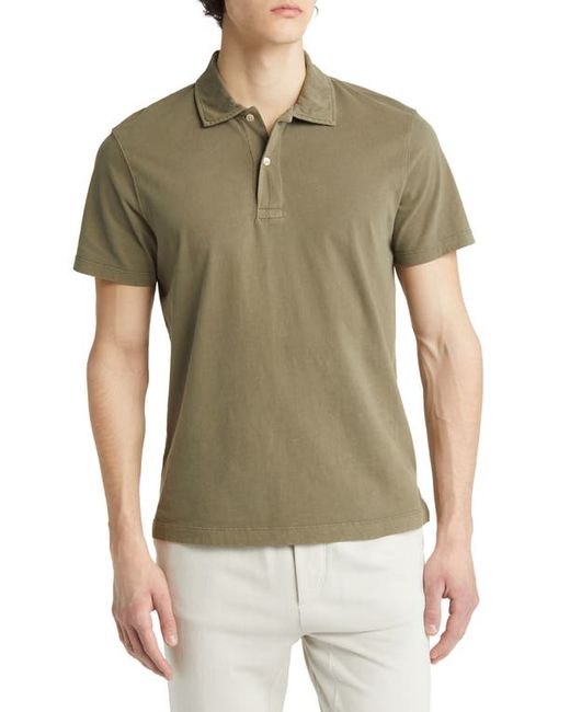 Buck Mason Sueded Cotton Polo in at