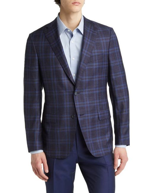 Hickey Freeman Plaid Wool Blend Sport Coat in at