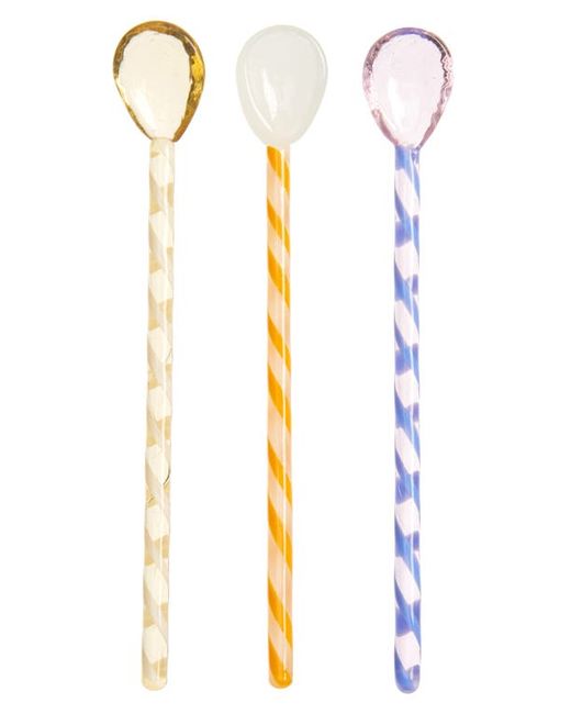 Hay Set of 3 Glass Spoons in at