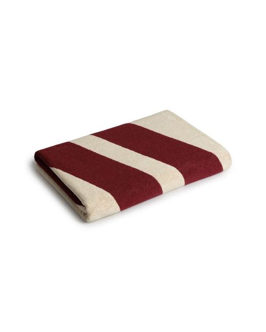 Baina Erin Pool Towel in Maroon Butter at