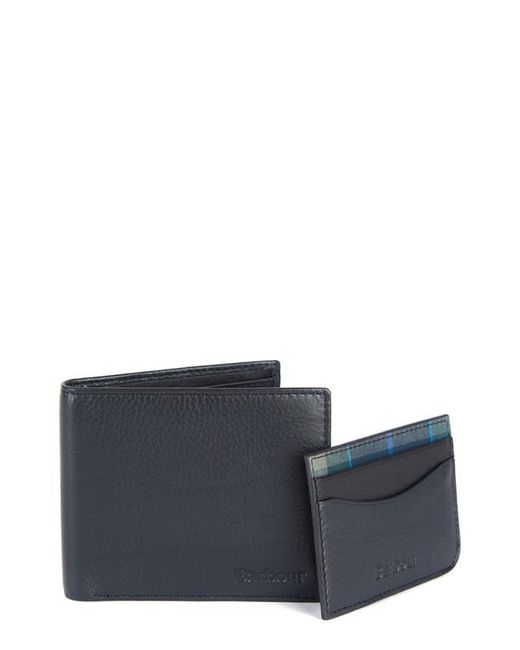 Barbour RFID Leather Wallet Card Case Set in at