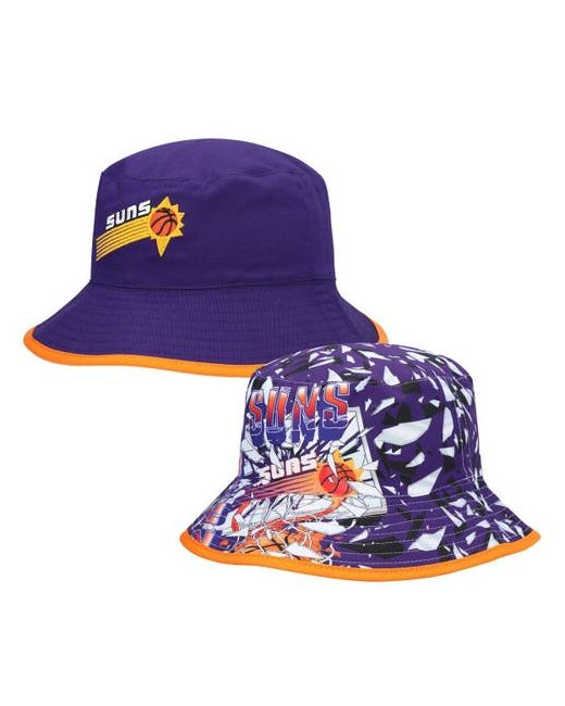 Mitchell & Ness Phoenix Suns Hardwood Classics Shattered Big Face Reversible Bucket Hat at