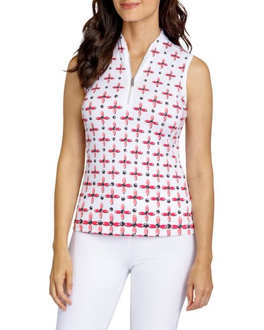 Tail Mea Sleeveless Quarter Zip Golf Top in at