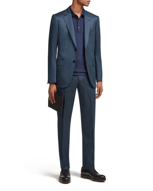 Z Zegna Centoventimila Couture Wool Suit in at