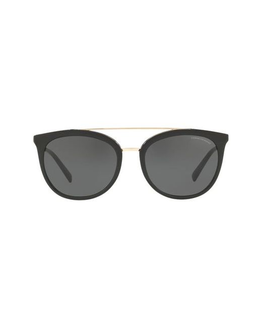 Armani Exchange 55mm Round Sunglasses in at