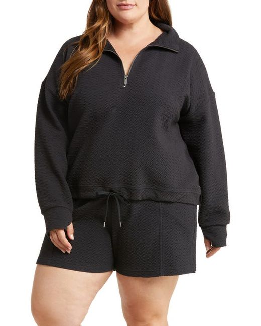 Zella Revive Half Zip Pullover Sweatshirt in at