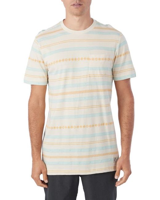 O'Neill Brockton Stripe Pocket T-Shirt in at