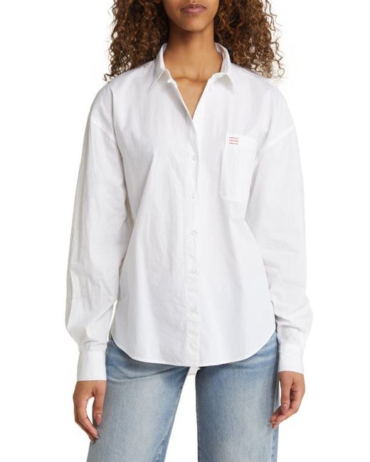 BDG Urban Outfitters Hollie Cotton Button-Up Shirt in at