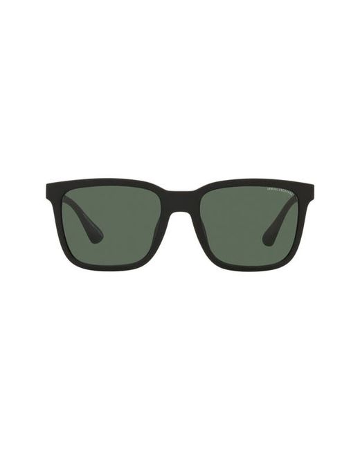 Armani Exchange 55mm Rectangular Sunglasses in at