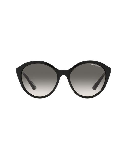 Armani Exchange 55mm Gradient Cat Eye Sunglasses in at