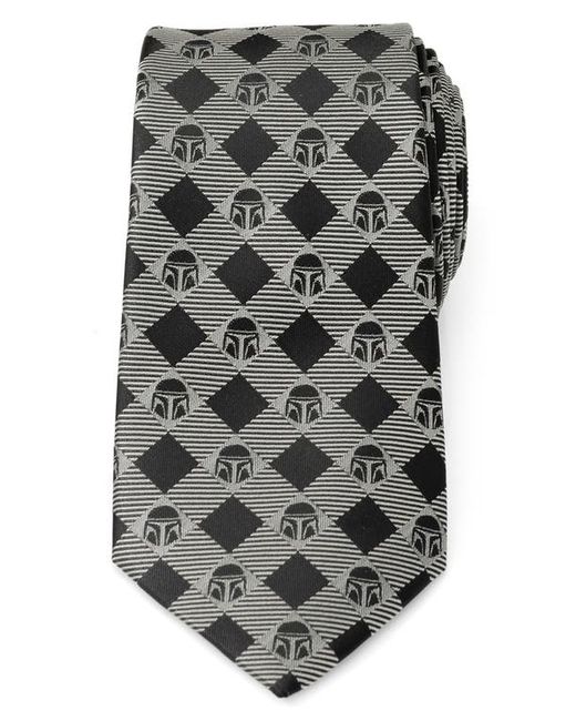 Cufflinks, Inc. Inc. Mandalorian Plaid Silk Blend Tie in at
