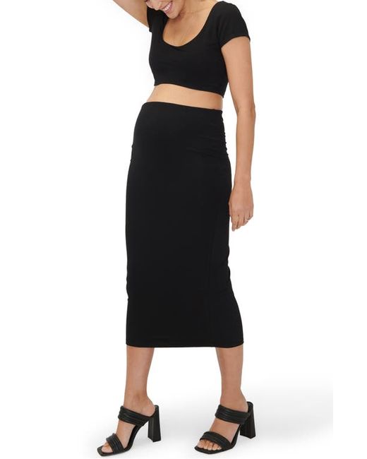 Hatch The Body Maternity Midi Skirt in at