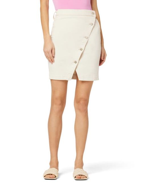 Hudson Jeans Asymmetric Button Front Skirt in at