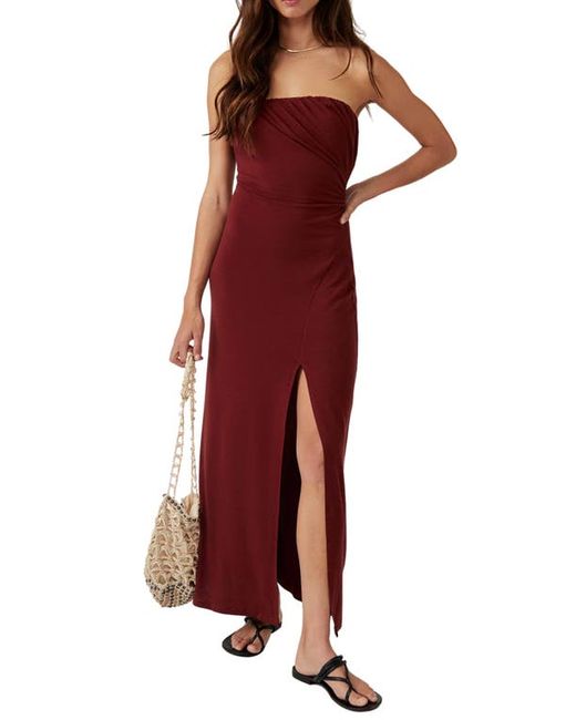 Free People Hayley Strapless Maxi Dress in at