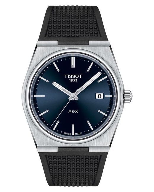 Tissot PRX Rubber Strap Watch 40mm in at