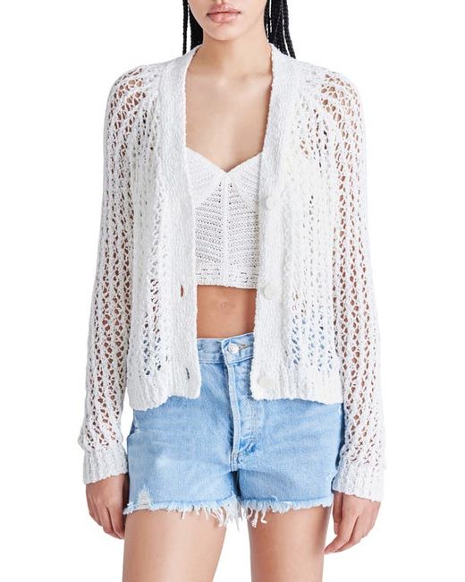 Steve Madden Patrice Open Stitch Cardigan in at