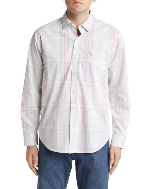 Tommy Bahama Sarasota Harbor Plaid Stretch Button-Up Shirt in at