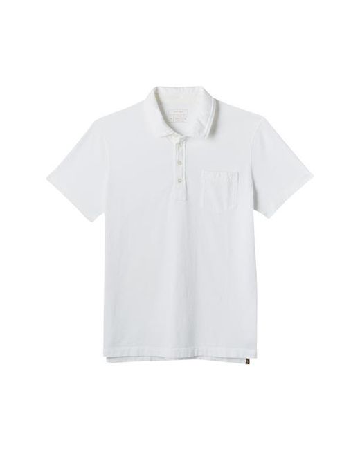 Billy Reid Pensacola Slim Fit Organic Cotton Pocket Polo in at
