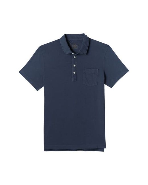 Billy Reid Pensacola Slim Fit Organic Cotton Pocket Polo in at