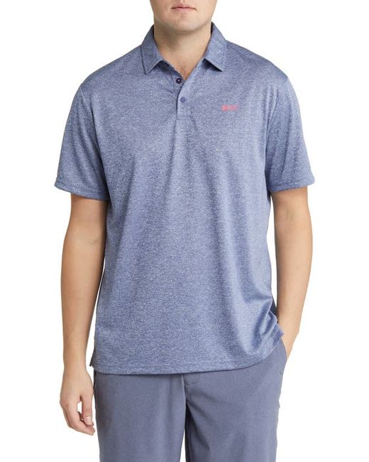 Black Clover Scotte Heathered Performance Golf Polo in at