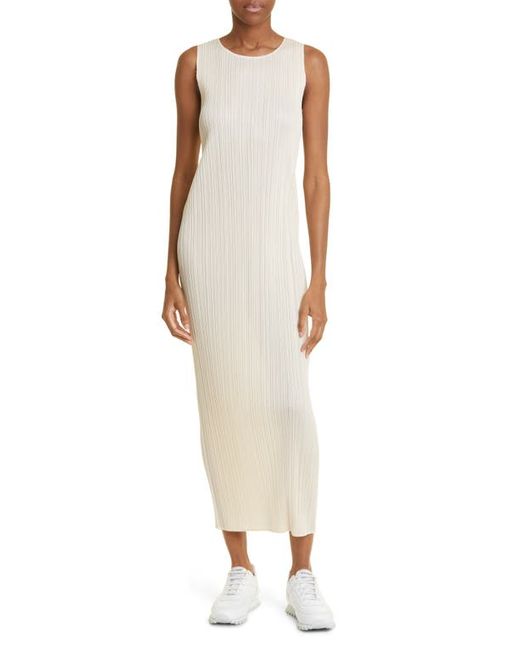 Pleats Please By Issey Miyake Pleated Midi Dress in at