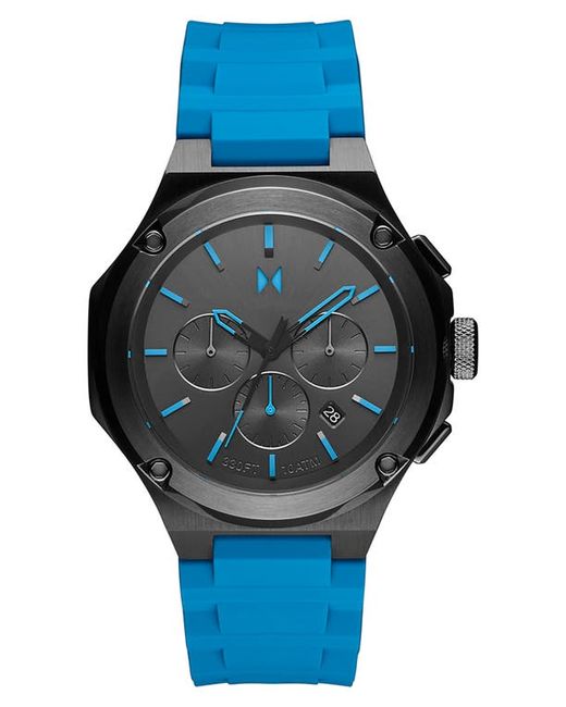 Mvmt Watches Raptor Chronograph Silicone Strap Watch 46.5mm in at