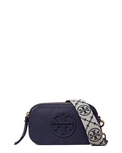 Tory Burch Mini Miller Leather Crossbody Bag in at