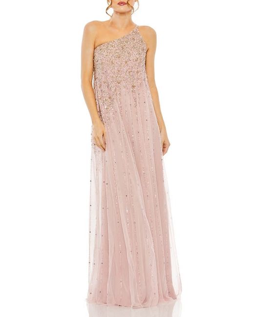 Mac Duggal Embellished One-Shoulder Evening Gown in at