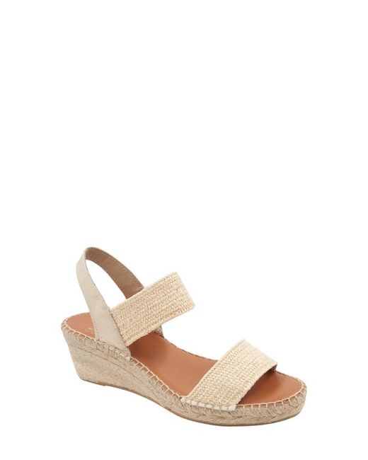Andre Assous Aviana Raffia Wedge Sandal in at